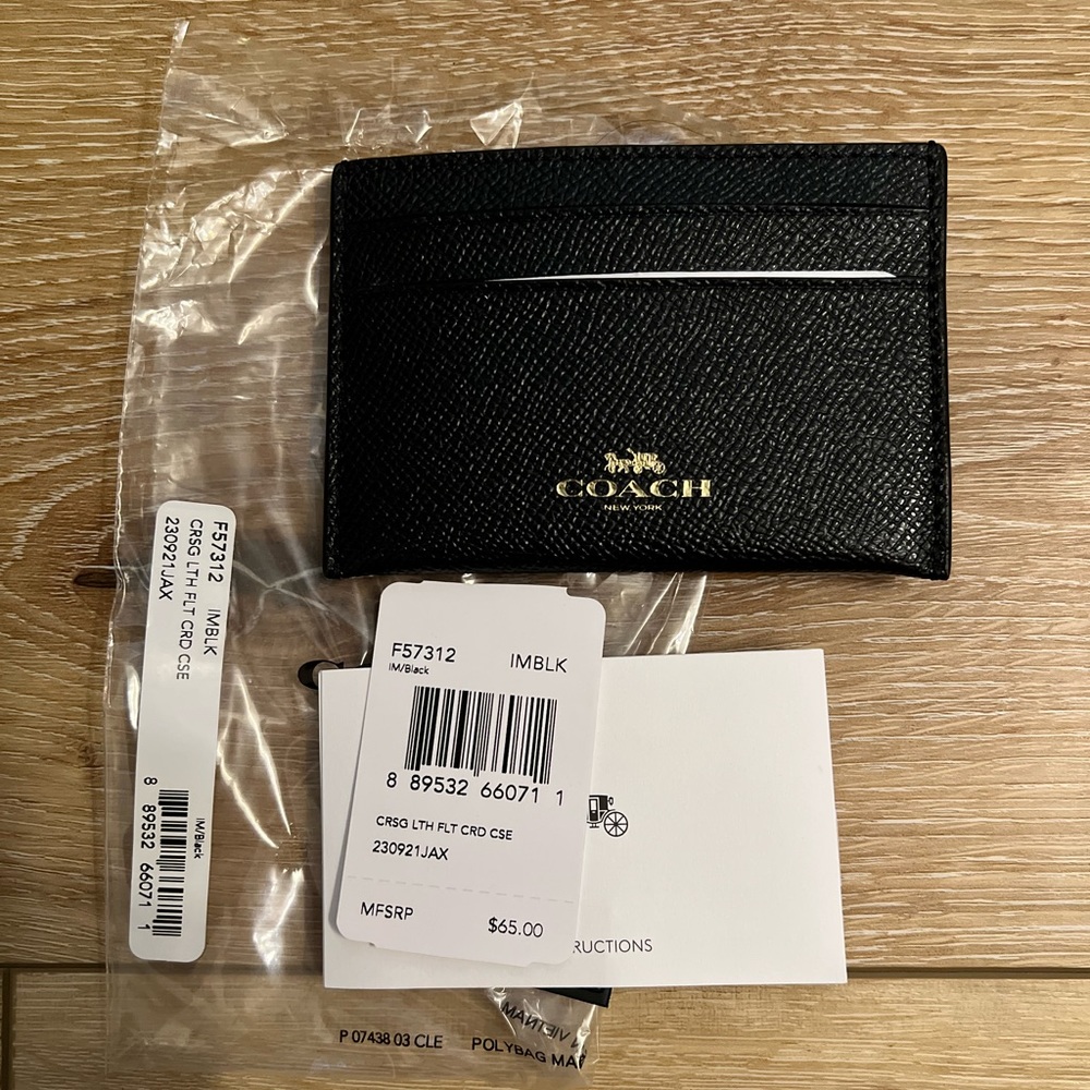 Authentic Coach card holder